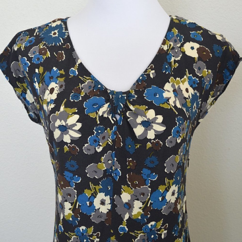 Boden Floaty Printed Floral Dress 4 - Picture 7 of 7